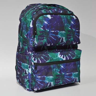 Sublimation Premium Backpack w/ 2 Zippered Pockets