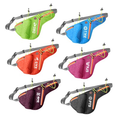 Nylon Bottle Holder Water Resistant Sport Running Waist Bag Belt Bag