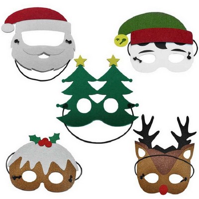 Christmas Hero Felt Masks for Holiday