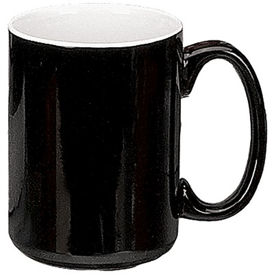 15 Oz. El Grande Mug, White/Black