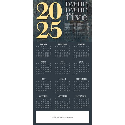 Bold Year Calendar Cards