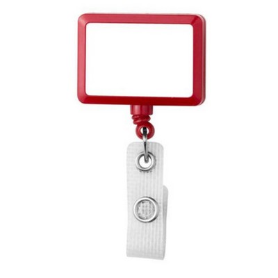 Big size Rectangular Shape Badge Reel