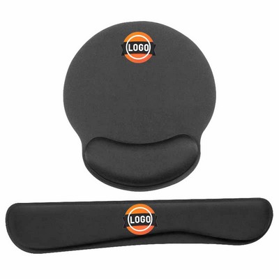 Memory Foam Mouse Keyboard Wrist Rests