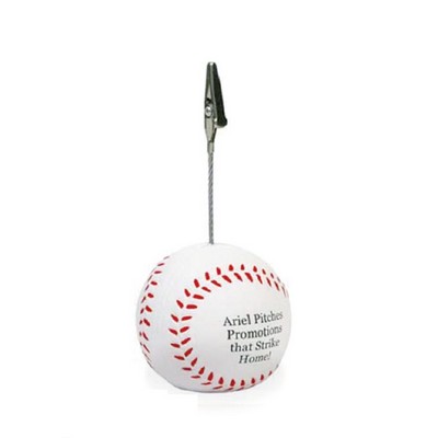 PU Baseball Shape Base Memo Holder