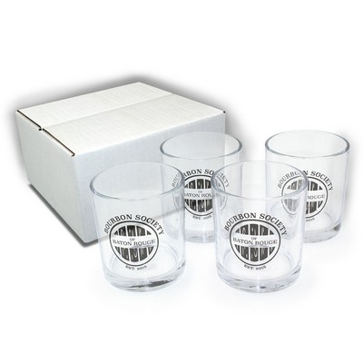 10 Oz. Rocks Glass - Gift Set of 4