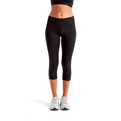 TRI DRI BY REPRIME Ladies' Three-Quarter Performance Leggings