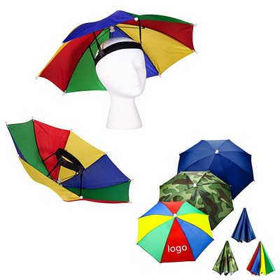 Rainbow Umbrella Hats Camouflage Fishing Cap