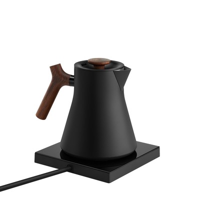 Matte Black/Walnut Corvo EKG Pro Studio Electric Kettle