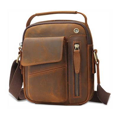 Genuine Leather Messenger Bag