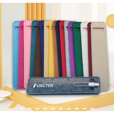 Felt Pen Case Pencil Bag Mini Pocket Protector Storage Sleeve Pouch Holder