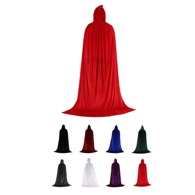 Hooded Velvet Cosplay Cloak