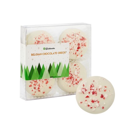 Belgian Chocolate Oreos® Gift Box - White Chocolate Peppermint