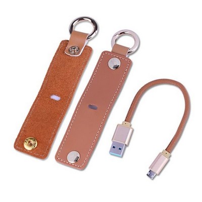 Leather USB Charging Cable