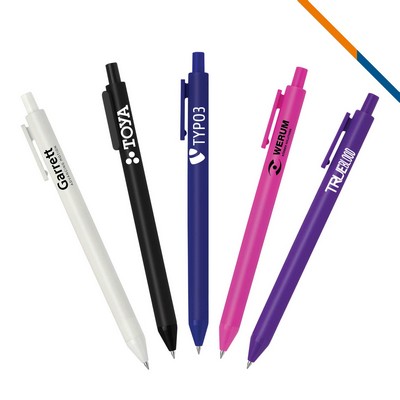 Cono Rubberized Plastic Pen