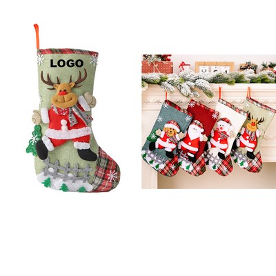 Hanging Santa Socks