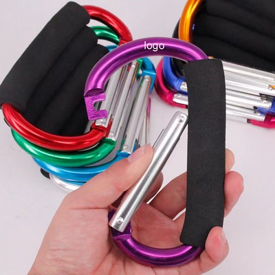 Large Shopping Carabiner with Sponge