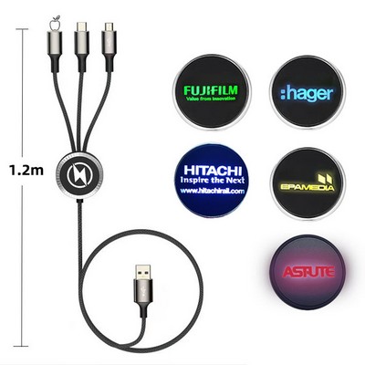 3 In 1 Telescopic Retractable Line Charge Cable