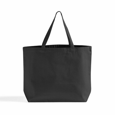 Canvas Jumbo Tote w/ Bottom Gusset