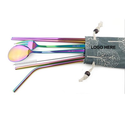 Stainless Steel Colorful Utensils, Tableware Set