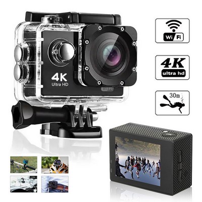 Ultra HD 4K Wifi Sport Action Camera 30 Meter Waterproof