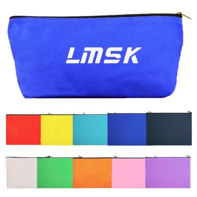 Multipurpose Canvas Zippered Pouch