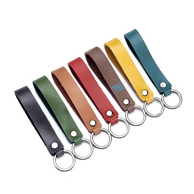 Premium Genuine Leather Keychain