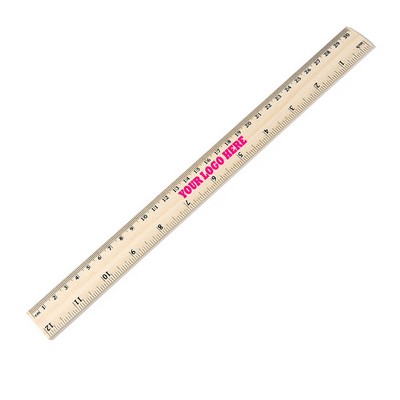 12" Wooden Ruler