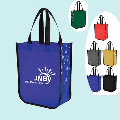 Stylish Glossy Coated Non-Woven Shopper Tote