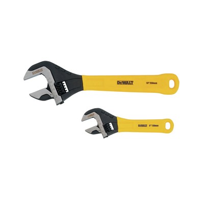 DeWalt Dip Grip Adjustable Wrench Set 2-Pack