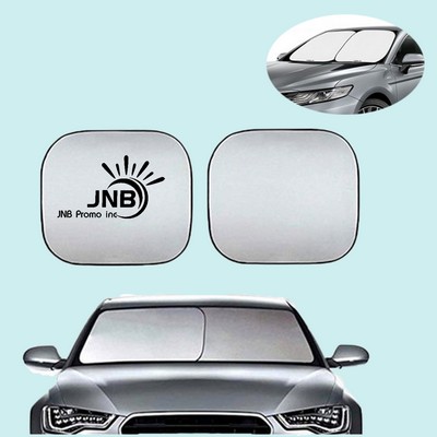 Car Windshield Sun Shade 2 Piece