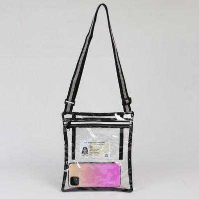 Clear Tpu Shoulder Bag (9" X 10")