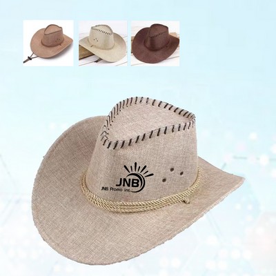 Western Cowboy Sun Hat for Stylish Sun Protection