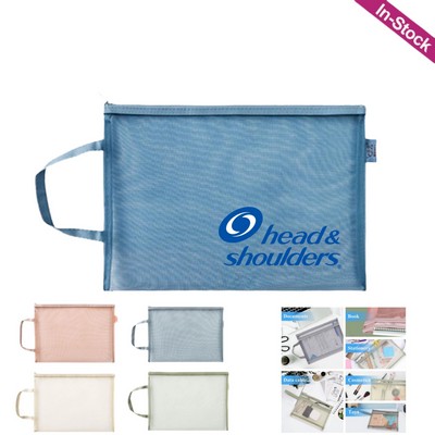 Lightweight Nylon File Folders, A4 Document Organizer