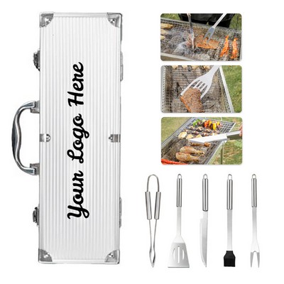 6-piece Stainless Steel Barbecue Set