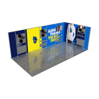 20ft Backlit Trade Show Display - Design 5 (Single Sided)