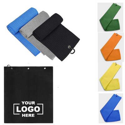 Premium Microfiber Golf Towel with Clip