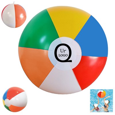 11.8 Inch Inflatable Rainbow Beach Ball