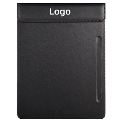 PU Leather Clip Writing Clipboard