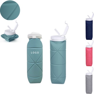 20 Oz Collapsible Water Bottles Leakproof