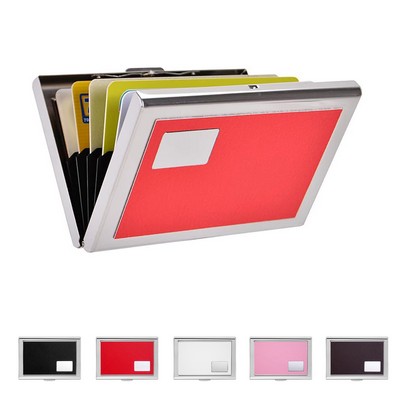 RFID Blocking Stainless Steel Credit Card Holder Wallet