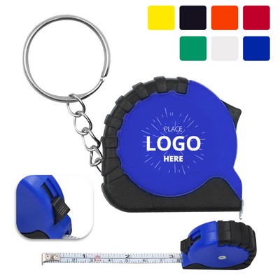 Mini Tape Measure Keychain MOQ 100PCS