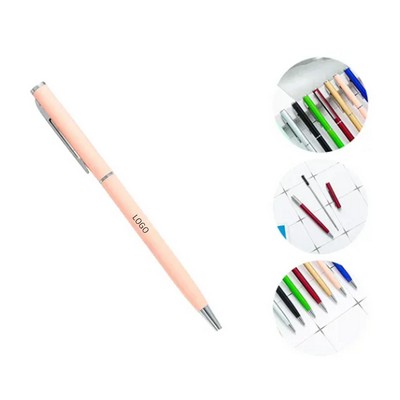 Slim Twist Metal Ballpoint Pen