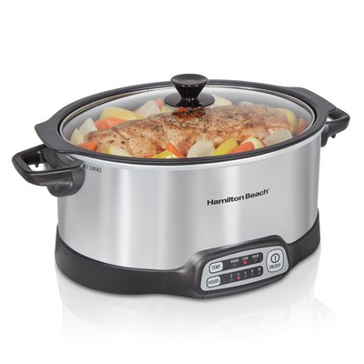 Hamilton Beach Stovetop Sear & Cook Slow Cooker, 6 Quart Capacity, 33662