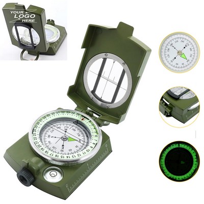 Survival Lensatic Hiking Compass