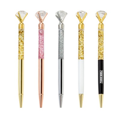 Glitter Diamond Metal Pen