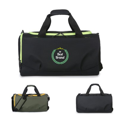 Gym Bag With Dry Wet Pocket And Shoe Compartment