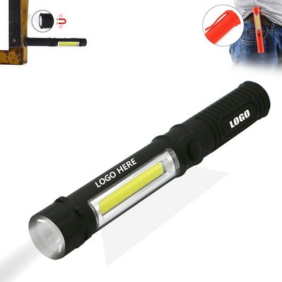 Magnetic Flashlight w/Clip