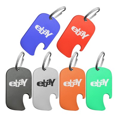 Aluminum Key Holder & Dog Tag with Bottle Opener