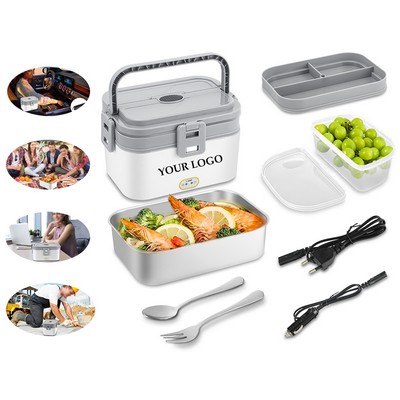 Portable Food Warmer Stainless Steel Container Electric Lunch Box Food Warmer