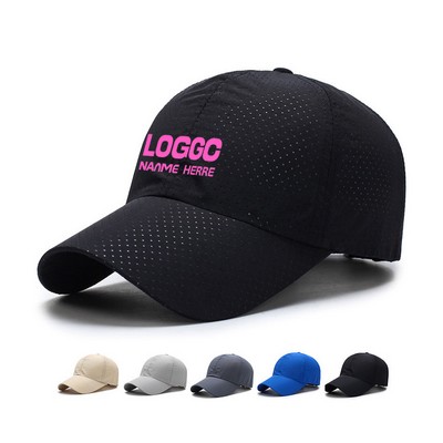 Cool Breathable Mesh Quick Dry Running Cap